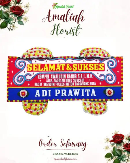Papan Bunga Ucapan Selamat Kampung Pelita