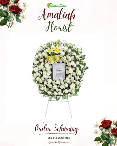 Krans Bunga Duka Kampung Pelita